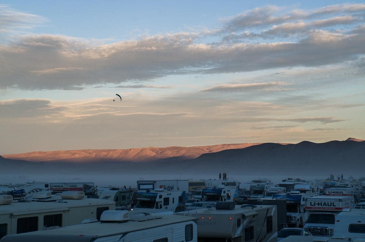 Burning Man - Last traffic jam 2