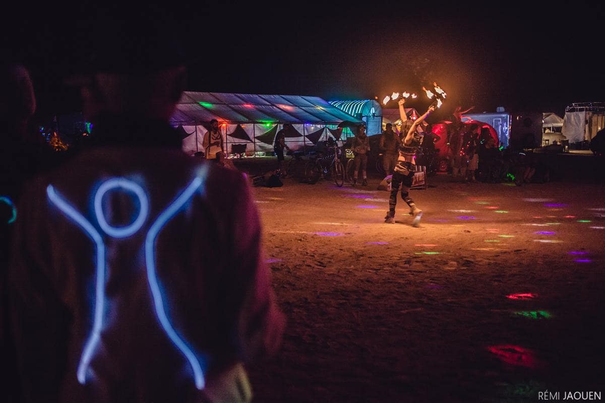 Burning Man - Playing with fire