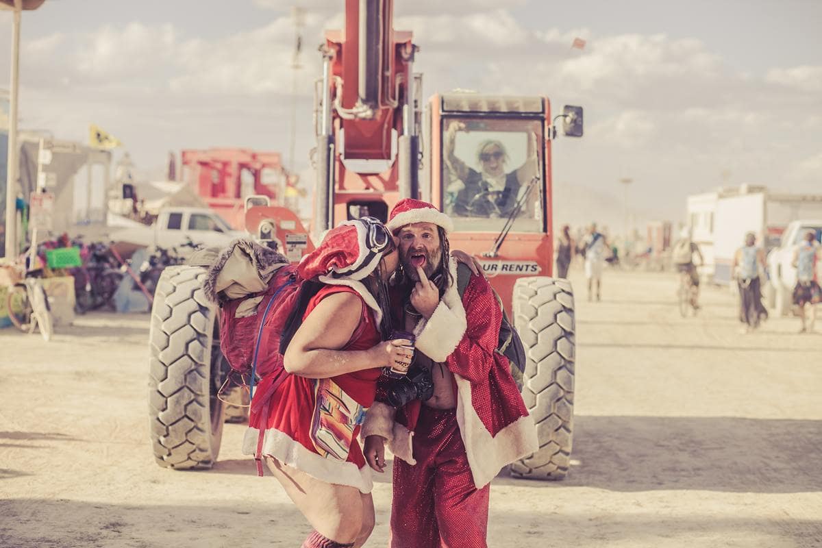 Burning Man - Santa Claus