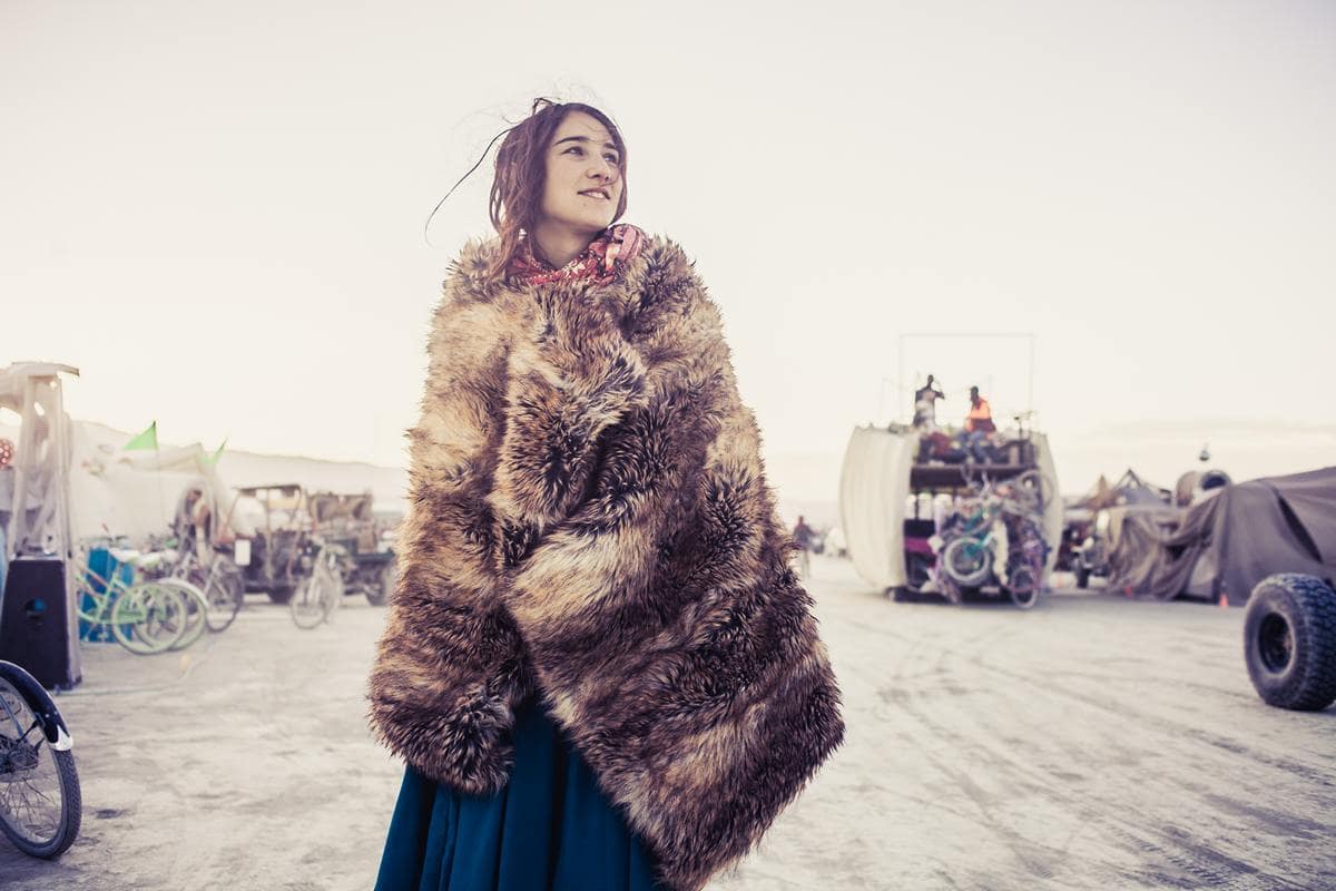 Burning Man - The french girl