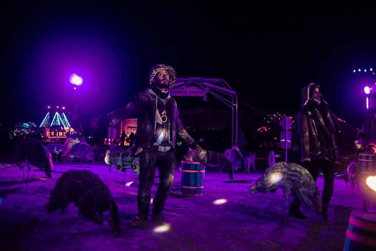 Burning Man - Weird animals