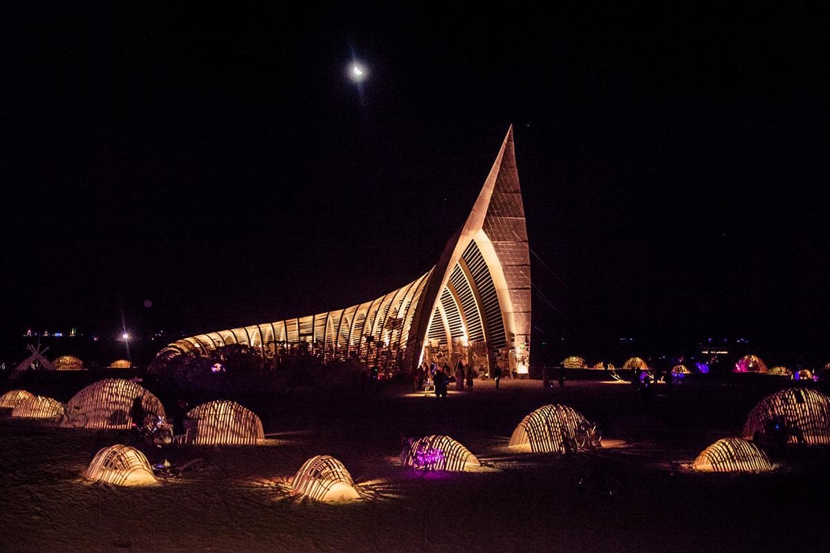 Burning Man - The temple