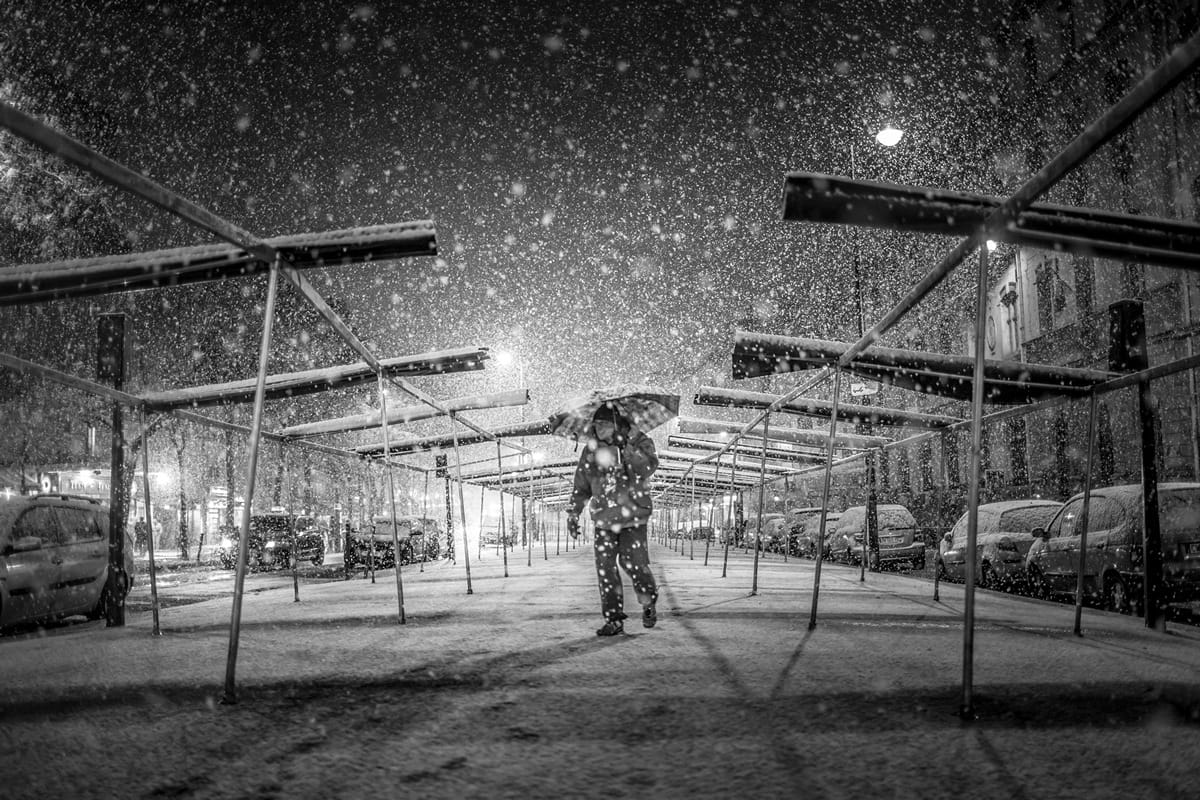 Photo neige Paris Rémi Jaouen Photographe