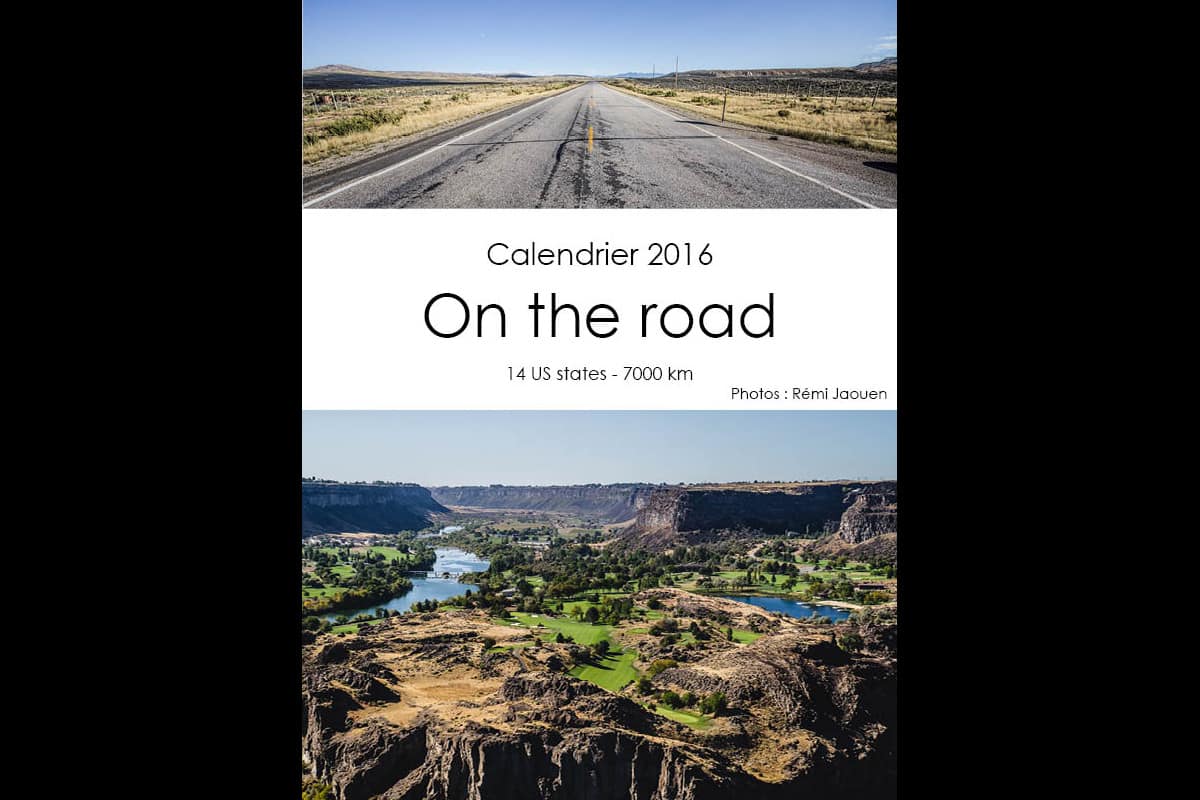calendrier Road Trip USA burning man