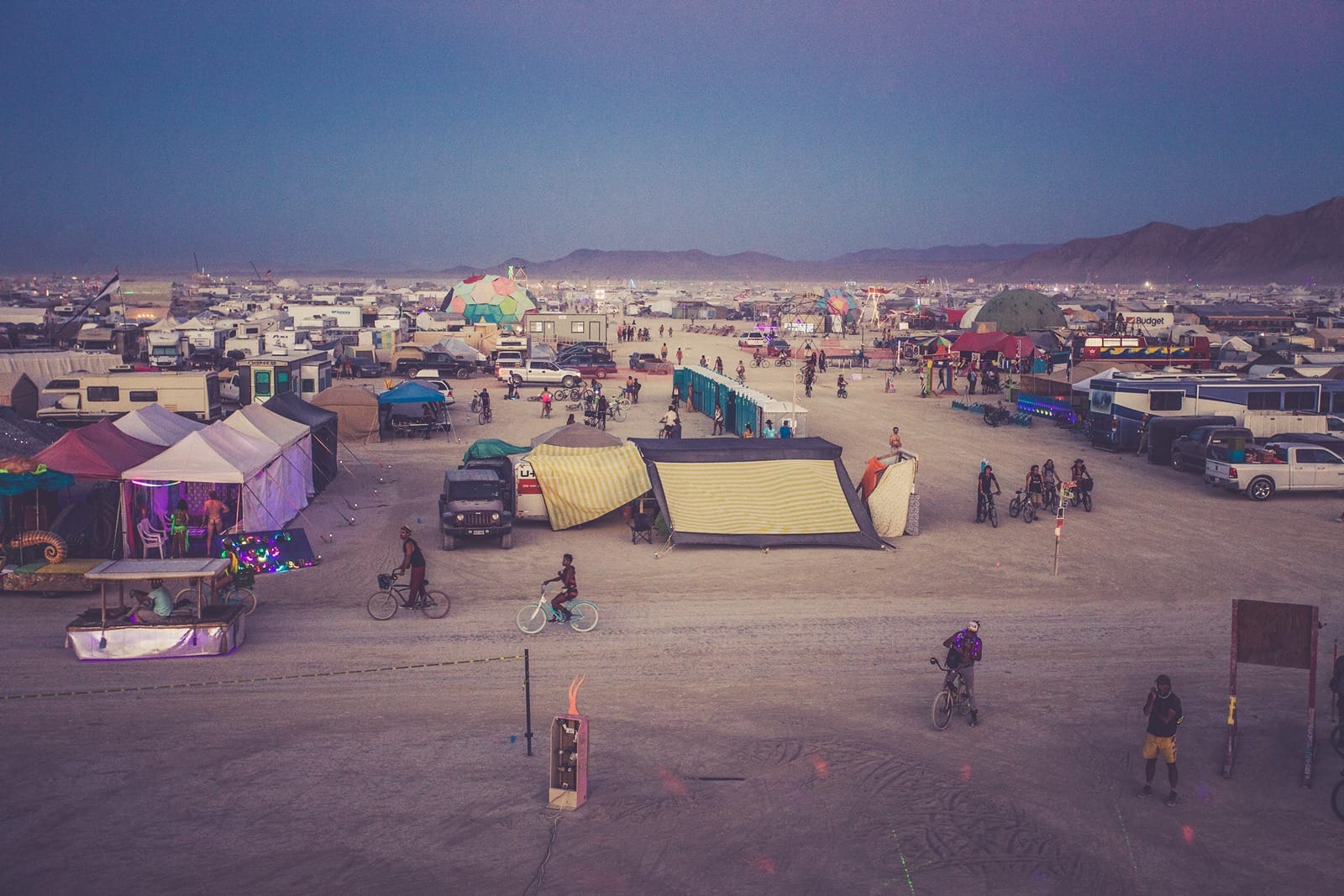 Burning Man - The night starts
