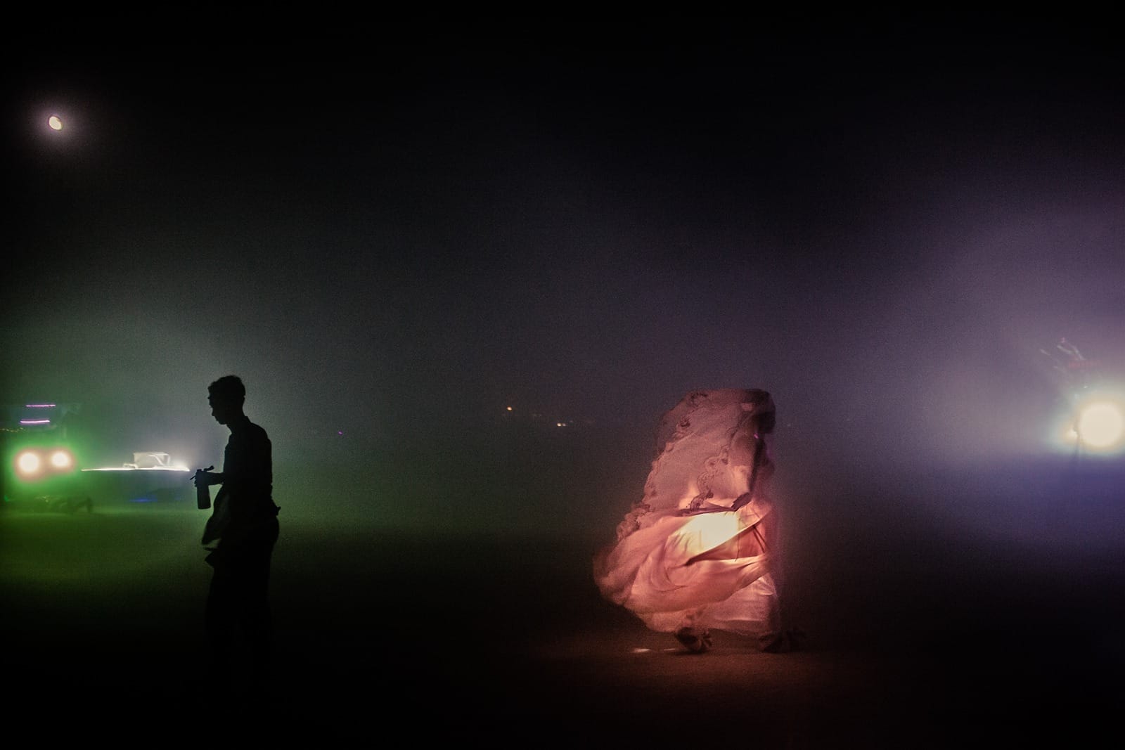 Burning Man - Ghost in the night sandstorm