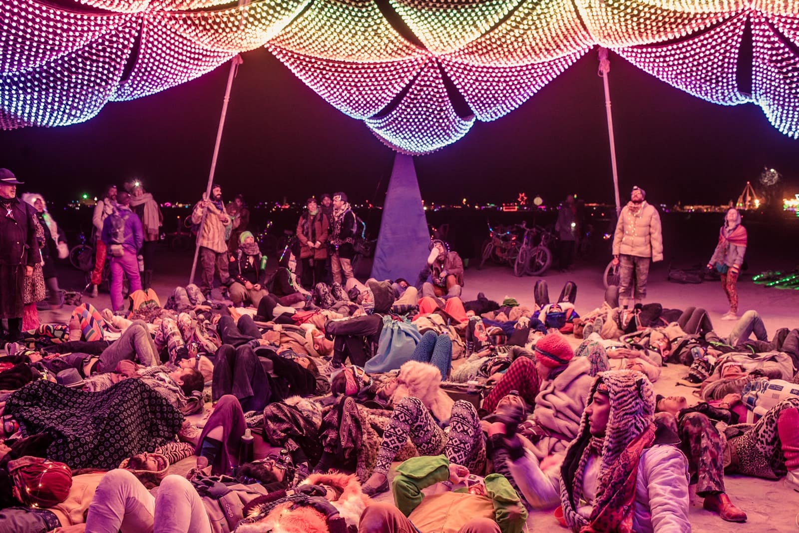 Burning Man - Relaxing watching changing lights